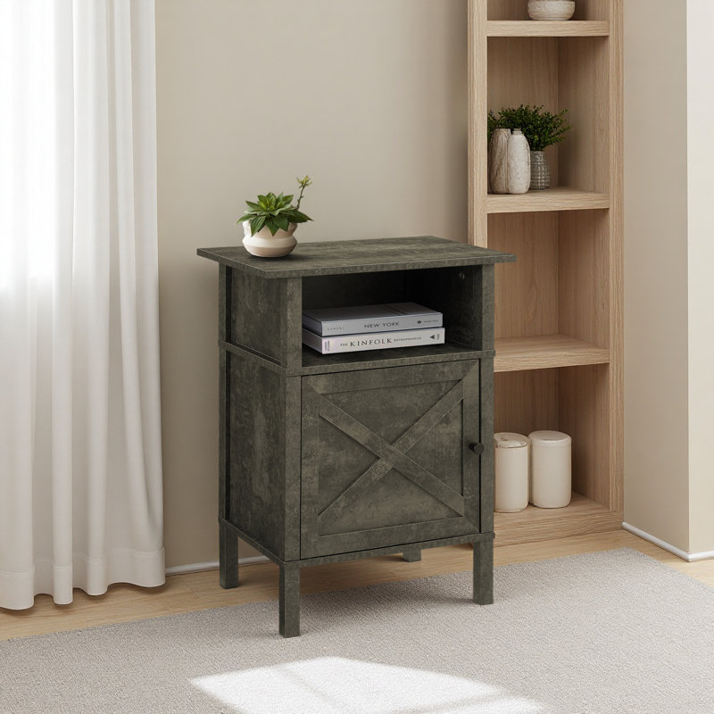 Table d'appoint, table d'appoint, bout, salon, petit, rangement, Noir