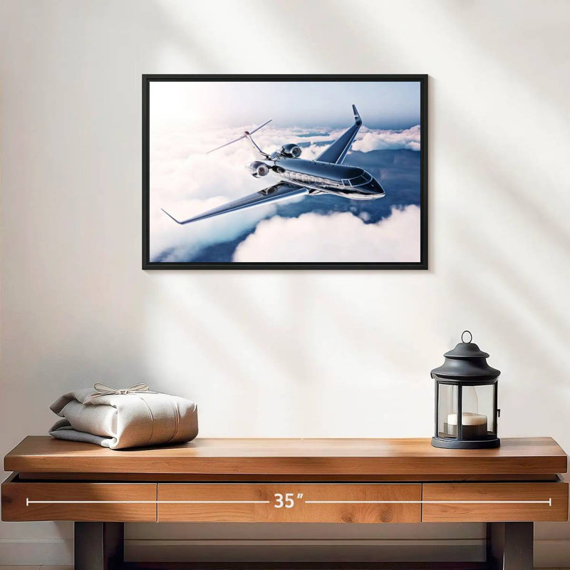 Mehar Private Jet Flight, 13" H x 19" W