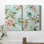Asbury Garden Song I - Ensemble de 2 toiles tendues