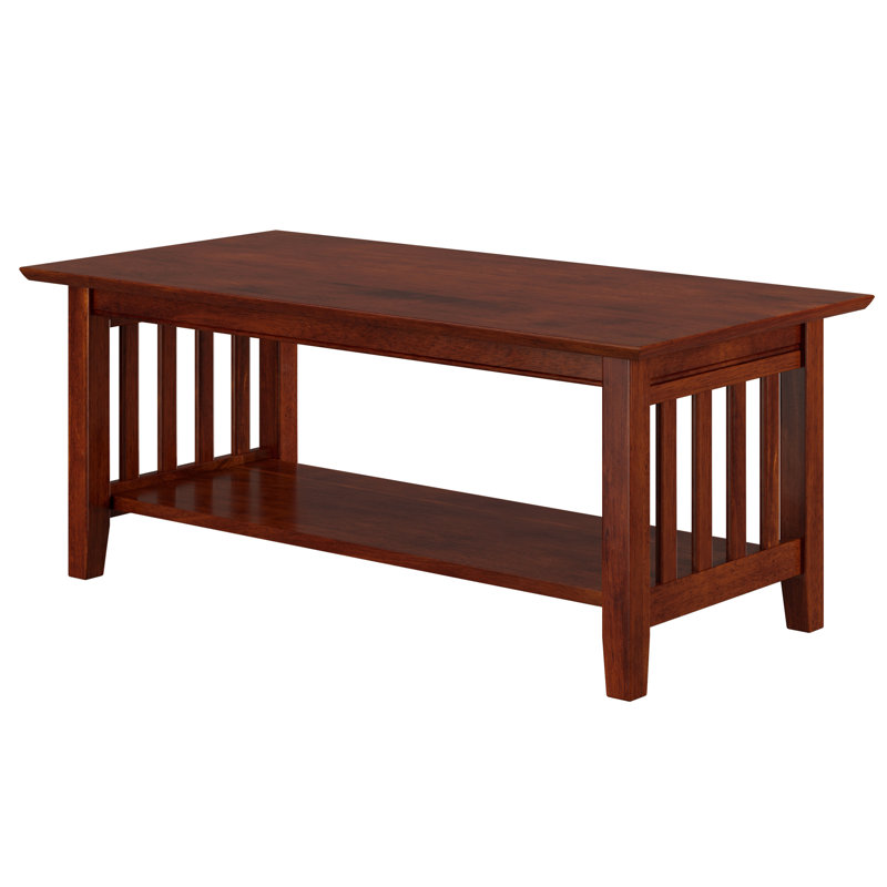 Jarrah Solid Wood Coffee Table, Walnut