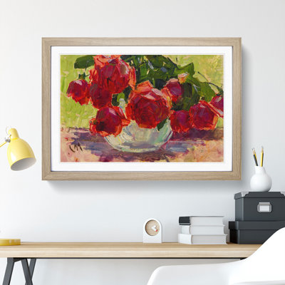Roses by Carl Moll - Picture Frame Painting
