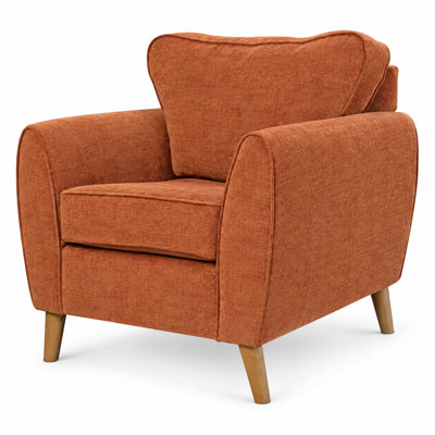 Upholstered Fabric Armchair