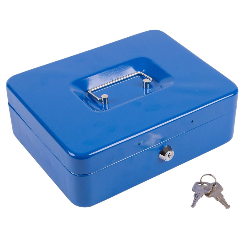Key Lock Safe Box, Blue, 200cm H x 250cm W