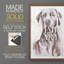 «Sitting Dog I», reproduction encadrée de qualité supérieure - prête à être accrochée - aucun clou requis - aucun clou requis-52021885-52021859