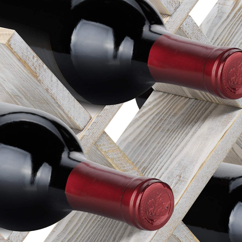 Porte-bouteilles de vin papillon - peut contenir 8 bouteilles de vin au look élégant et chic