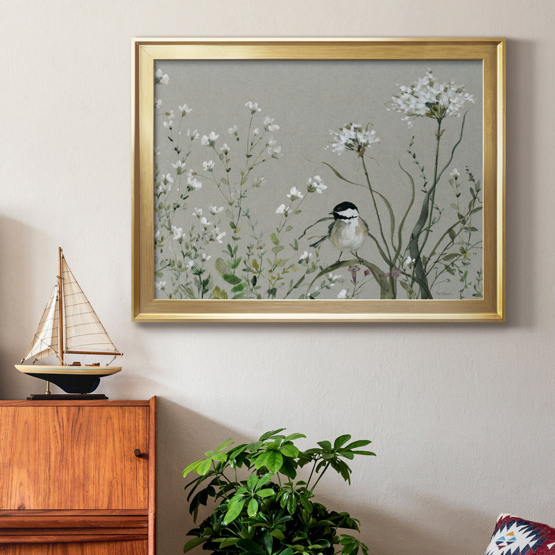 Étude de ciel ouvert I - reproduction d'art sur toile, Or, H 30,5 po x l 42,5 po x P 1,5 po