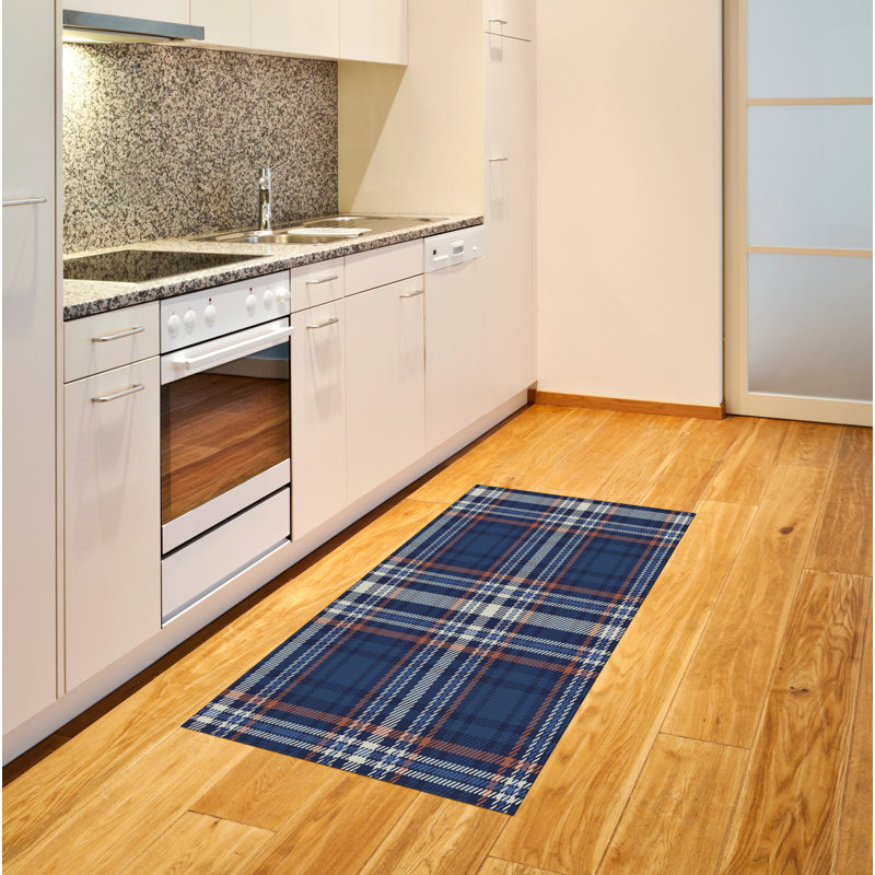 Checkered High Density Long Fiber Poly Threads Decorative Area Rug Carpet, Rectangle 2'7" x 5'