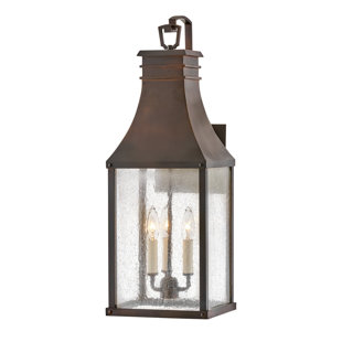 Drexil 3 Light Outdoor Aluminum Wall Light