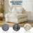 Boneless Folding Sofa Bed with Pillow, Convertible Sleeper Chair & Mattress, Machine Washable Floor Lounger-54255124