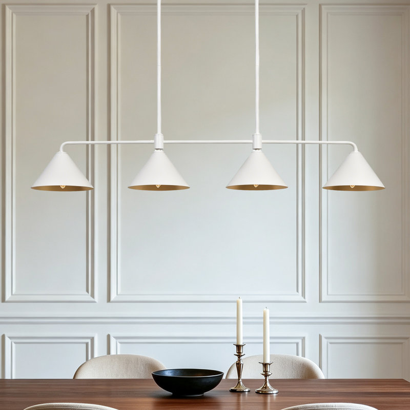 Lustre à 4 lumières Talvi, White