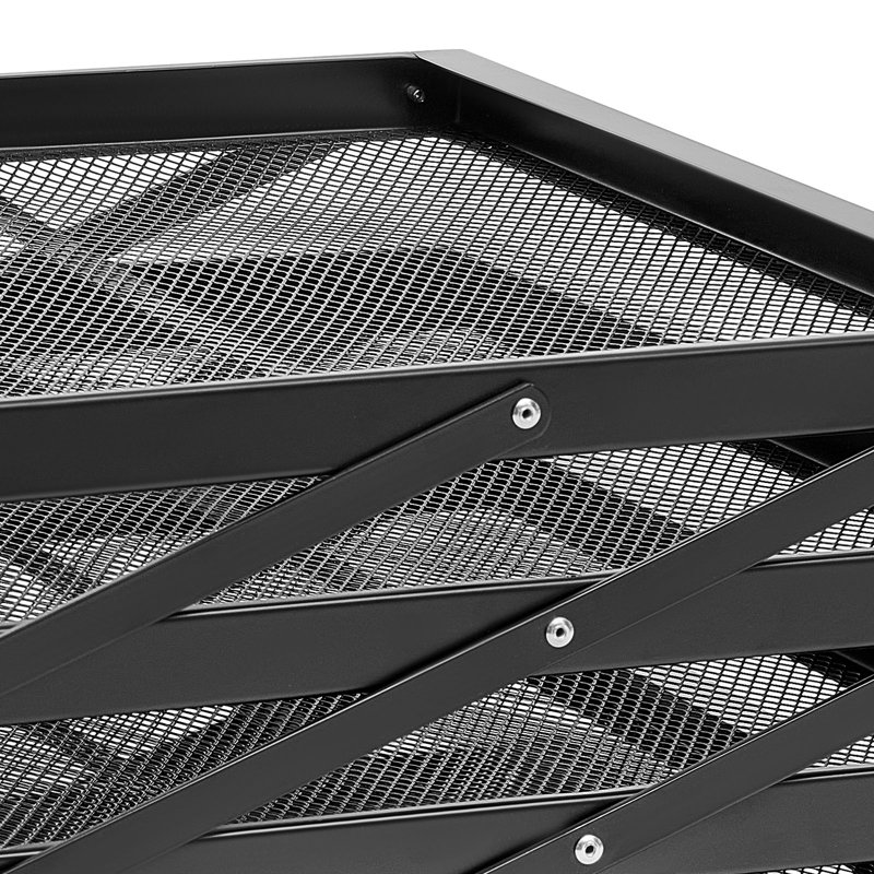 Présentoir à dépliants, présentoir à livres 5 poches pour dépliants - Acier - Vitrine - Noir - Capacité de 4 lb