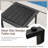 Square Wicker/Rattan Outdoor Side Table-1355186187-1352650609