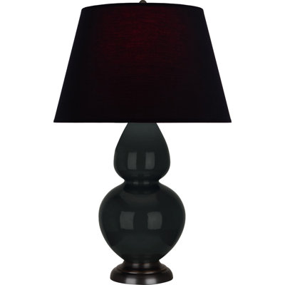 Lampe de table double gourde en céramique