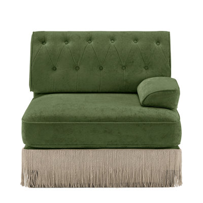 Canapé en velours RSF - Vert