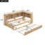 Daybed With Trundle,Storage Cabinets And USB Ports-1040828152-1015200369