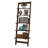 Lavish Home 16.25"L x 11.5"W x 50"H 5-Tier Ladder Style and Decorative Wooden Bookshelf (Walnut)-252689451
