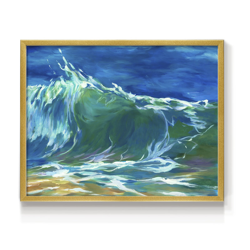 Green Flash -Framed Print - Restickable, 22" H x 28" W