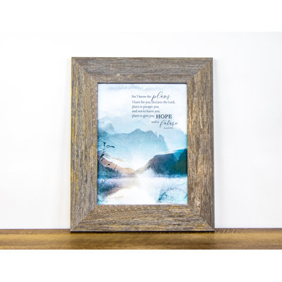 For I Know The plans I Have For You Jeremiah 29:11 Art Sign Decor Image
