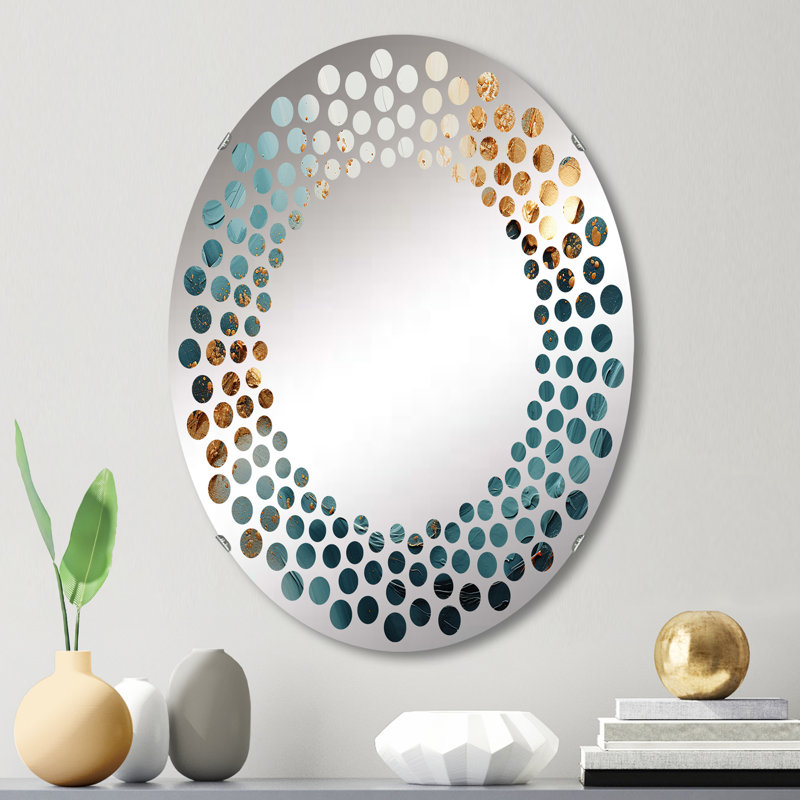 Brygida Oval Mirror, 20" W x 30" H