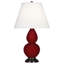Petite lampe d'appoint à double gourde-372527682-372527714