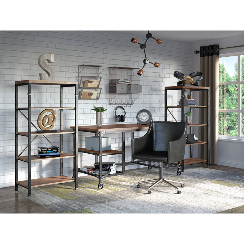 Malonne Solid Wood Top Writing Desk