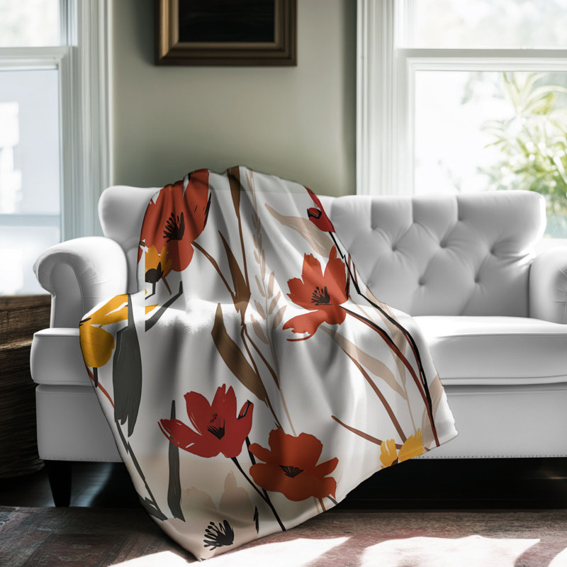 Chic chic minimaliste - couverture en sherpa de qualité supérieure 1 pièce, Grand lit