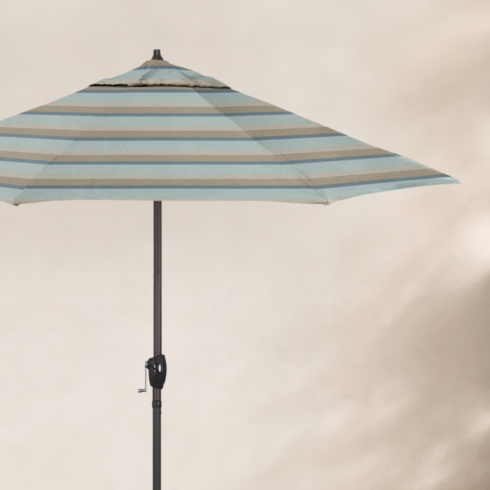 9' Market Sunbrella Umbrella, Seville Seaside Stripe Sunbrella®