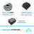 KBFmore Single Bowl Tight Radius Stainless Steel Kitchen Sink, 4 Pcs Sink Gadgets-89710313-89710317