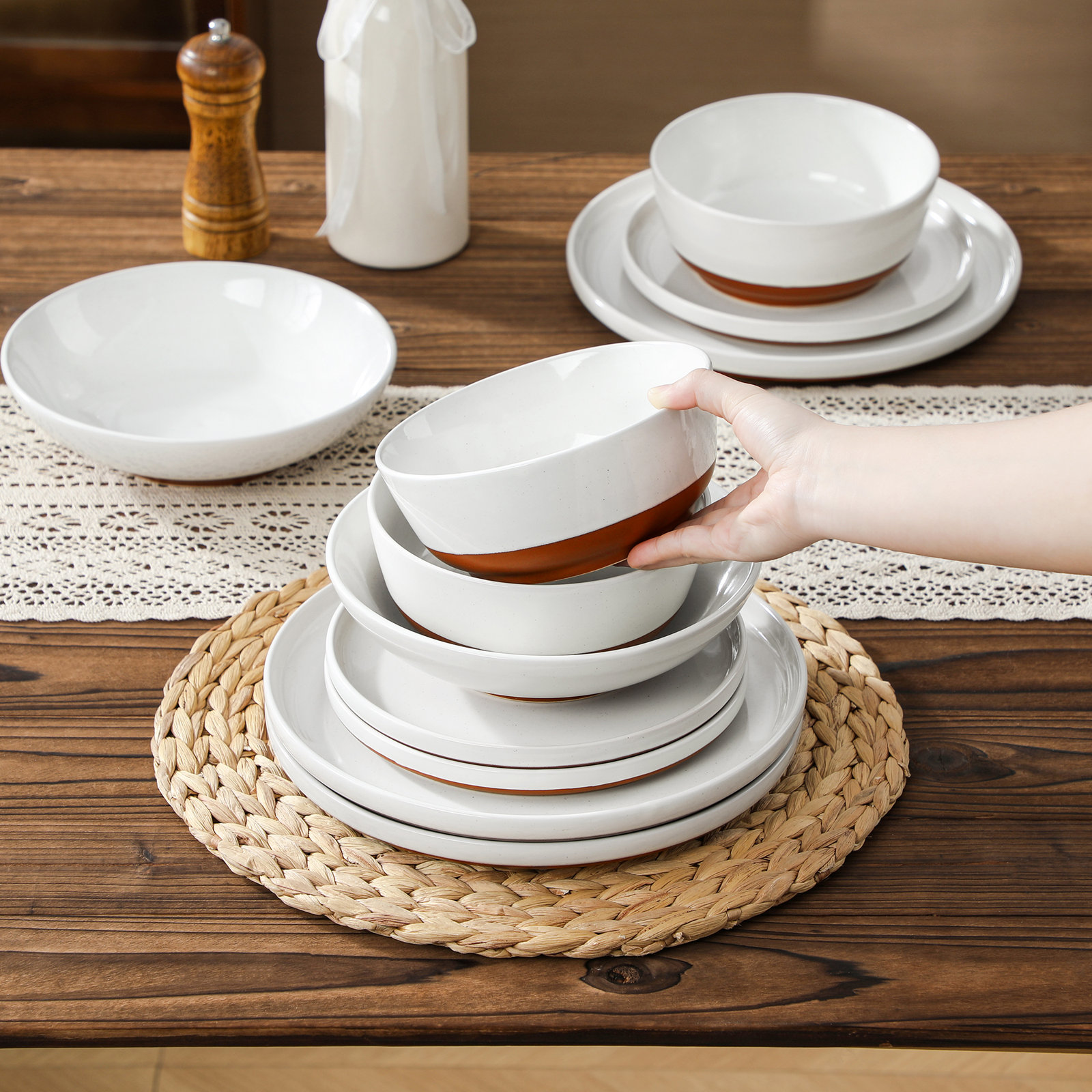 Waldorf Ceramic Dinnerware Set