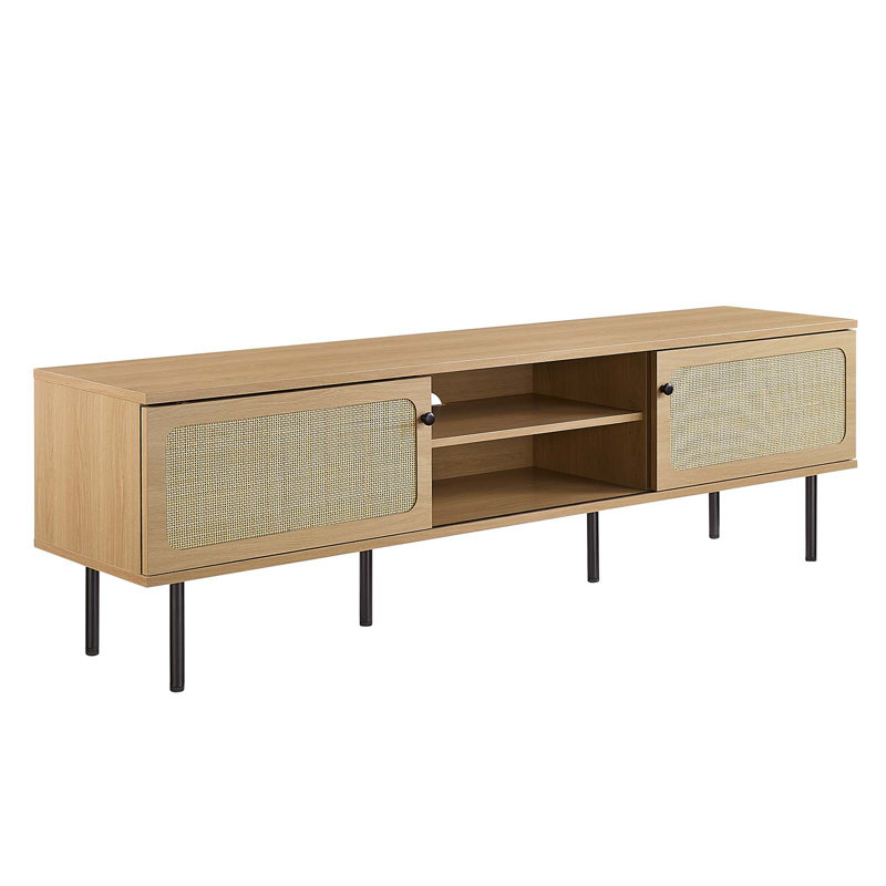 Cambria 70" TV Stand, Oak, 69.5"