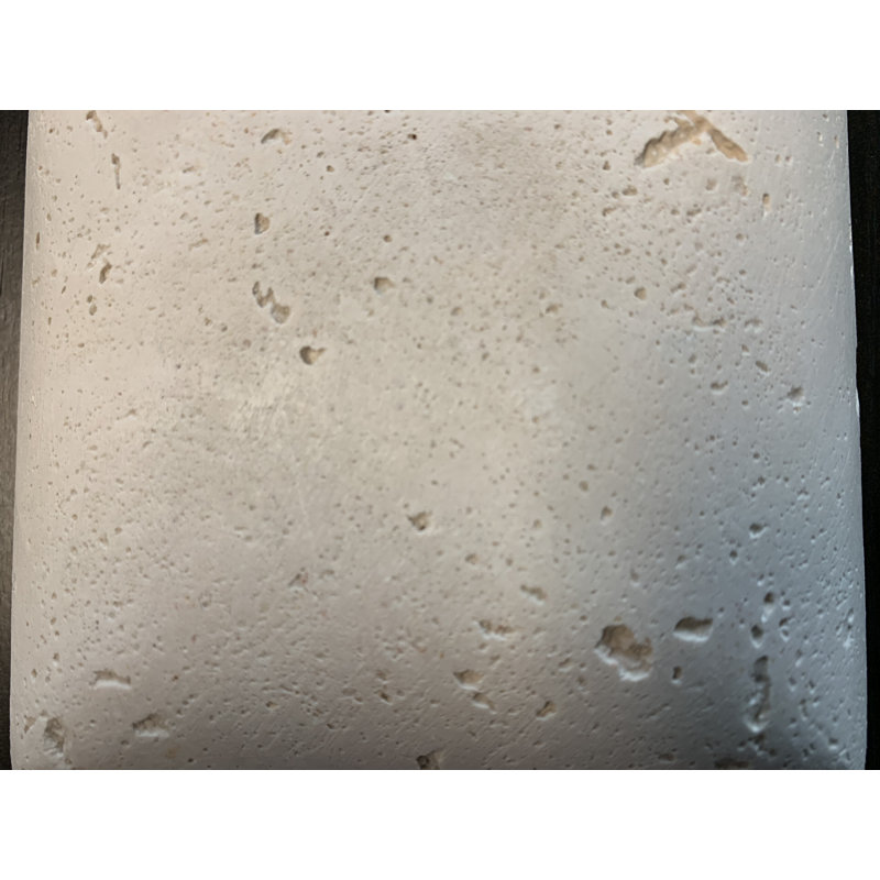 Distressed Ivory Sand Cast Stone Fireplace Mantel Surround