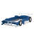 Race Car-Shaped Platform Bed With Wheels-502442474-502442466
