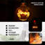 Vintage Love LED Bulbs 4W Edison Bulb Super Globe 125 Warm Specialty Decorative Light Bulb Pack 6