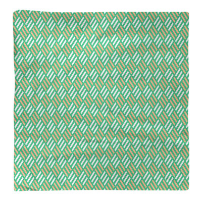 Serviette en coton à carreaux à rayures