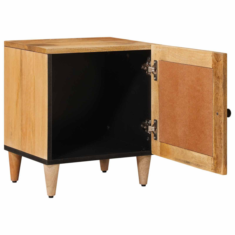40cm W Solid Wood Bedside Table