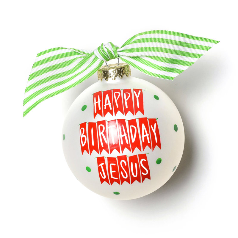 3.94'' Glass Ball Ornament