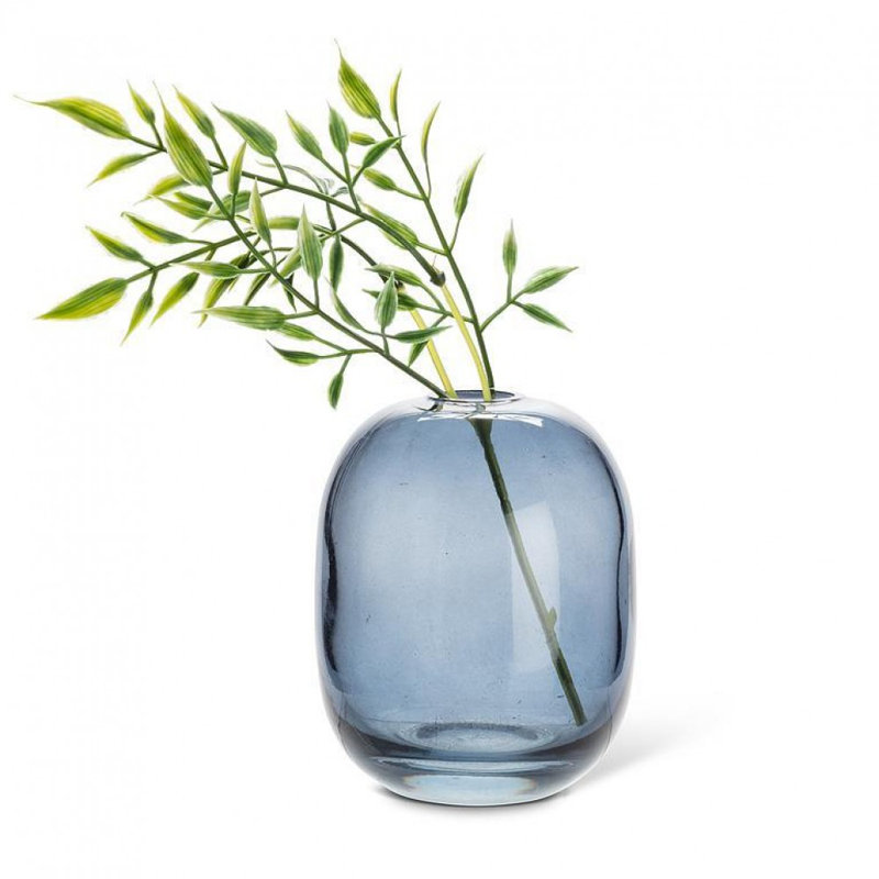 Medium Barrel Bud Vase, Blue