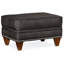 Repose-pieds rectangulaire en cuir véritable de 28,5 po de largeur Reddish-52503480-52503500-52503503