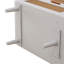 43,31 po Armoire de rangement en rotin 6 tiroirs