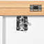 Chariot de rangement de luxe avec porte-serviettes - Comptoir pliable et options pour îlot de cuisine blanc