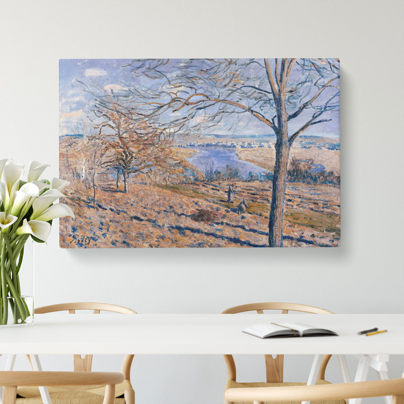 Autumn Effect by Alfred Sisley - Wrapped Canvas Painting, 40cm H x 60cm W x 3cm D