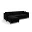 Bejna 3 Seater Velvet Sofa Bed-1580986597-1580986596-1580986617