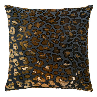 Leopard Square Velvet Pillow