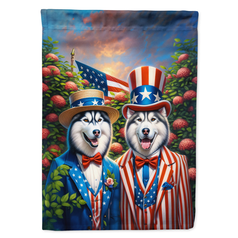All American House Flag, Siberian Husky