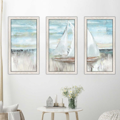 " Soft Sail I " by Nan 3 - Pieces