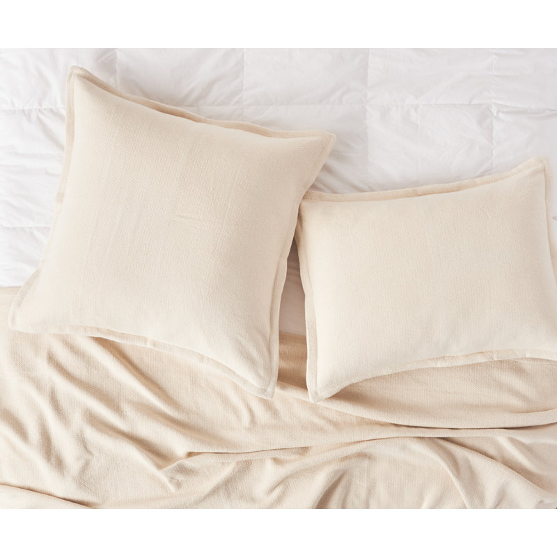Monroe Hand Woven Throw Blanket, Natural, King
