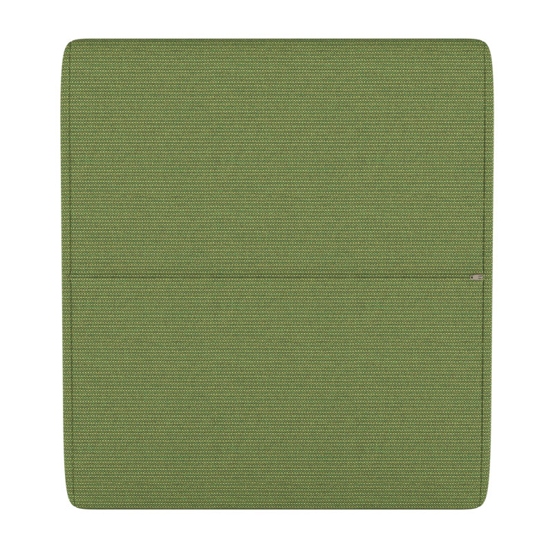 Sunbrella® Outdoor Ottoman Cushion, Spectrum Cilantro Sunbrella® Plainweave, 4" H x 22" W x 20" D