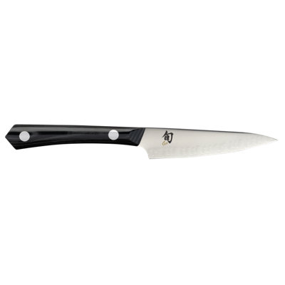 Couteau d'office Shun Narukami de 4 po, couteau à fruits et légumes japonais fabriqué à la main, noyau en acier au carbone bleu II et revêtement en acier inoxydable San Mai, poignée en Micarta, petit outil de cuisine