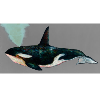 «Orca», reproduction sur toile tendue