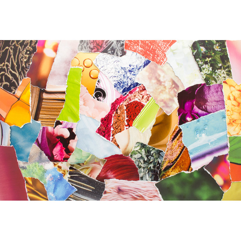 Magazine Collage by Mikhail Badaev - Wrapped Canvas Print, 30cm H x 46cm W x 3.8 cm D